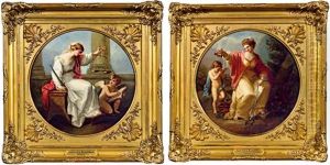 Allegorie Der Justitia (+ Allegorie Der Temperantia; 2 Works)