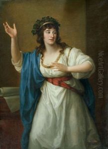 Teresa Bandettini-landucci Von Lucca by Angelika Kauffmann