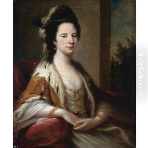 Portrait Of Mary Middleton, Mrs Ralph Clavering Portrait Of Mary Middleton, Mrs Ralph Clavering
