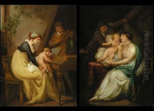 Familie Mit Kind Beim Musizieren (+ Familie Mit Kind Beim Kartenlegen; 2 Works) Familie Mit Kind Beim Musizieren (+ Familie Mit Kind Beim Kartenlegen; 2 Works)