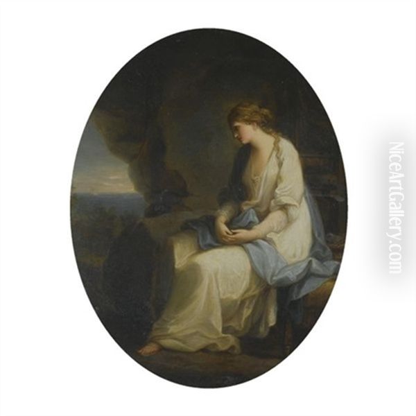 Calypso Mourning For Odysseus - view 1