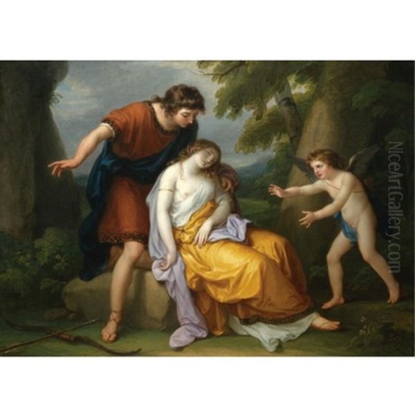 Cephalus With Procris And Cupid - view 1