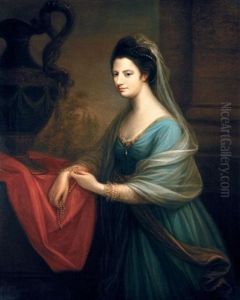 Portrait Of Sarah Sophia Banks by Angelika Kauffmann