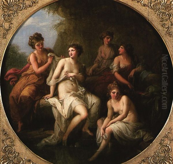 Diane Et Ses Nymphes Au Bain - view 1