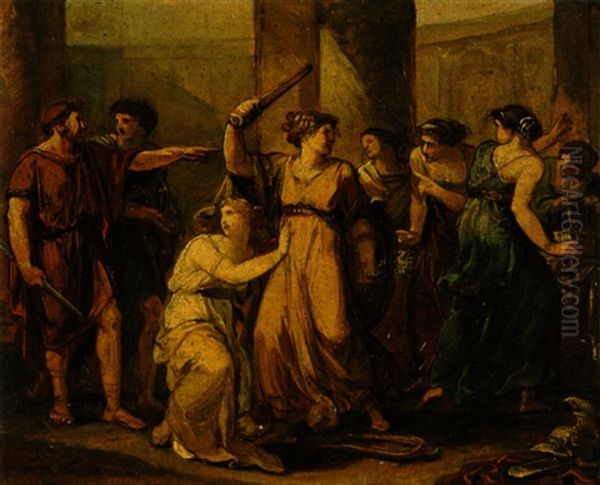 Odysseus Entdeckt Achilles Unter Den Tochtern Des Lykomedes - view 1