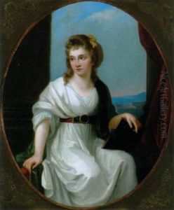 Wiederholung Nach Dem Selbstbildnis Der Kunstlerin by Angelika Kauffmann