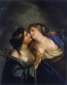 Diana Und Kallisto by Angelika Kauffmann