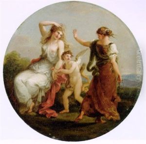Die Schonheit, Gefesselt Von Der Liebe, Verlassen Von Der Klugheit by Angelika Kauffmann