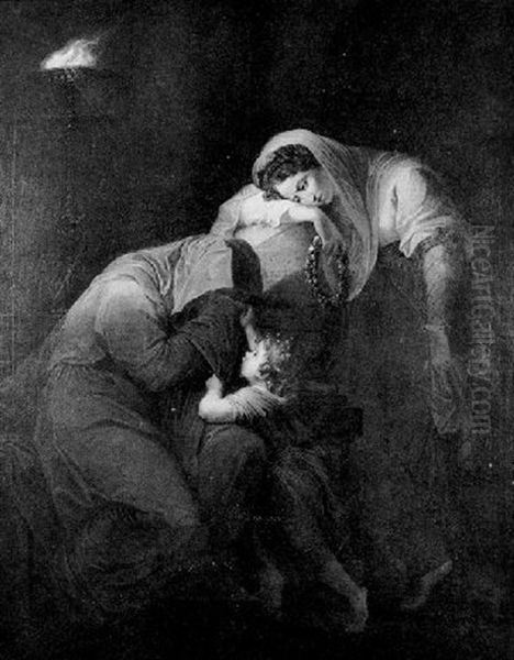 Roman Women At A Tomb - view 1