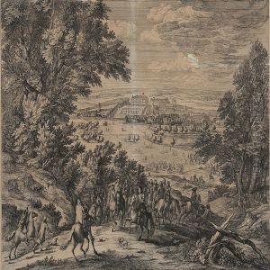 Veue Du Chasteau De Versailles Du Coste De L'orangerie