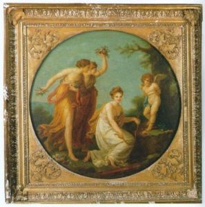 The Disarming Of Cupid by Angelika Kauffmann