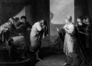 Der Weinende Telemachos Vor Helena Und Menelaos Der Weinende Telemachos Vor Helena Und Menelaos