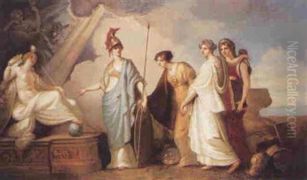 A Personification Of The Arts With Fortitude And Astronomy - view 1