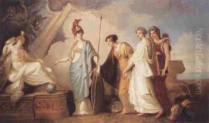 A Personification Of The Arts With Fortitude And Astronomy
