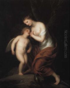 Hope Feeding Love by Angelika Kauffmann