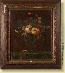 Vase De Fleurs by Raphael Bauduin