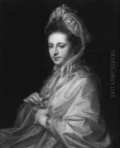 Portrait Of Anne Miller, Wife Of George, The Third Earl Of Albermarle by Angelika Kauffmann