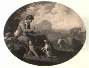 Pastoral Landscapes With A Shepherd And Shepherdess Pastoral Landscapes With A Shepherd And Shepherdess