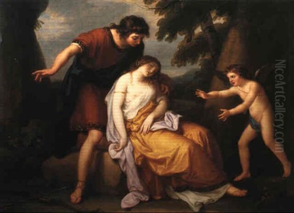 Cephalus And Procris With Cupid - view 1