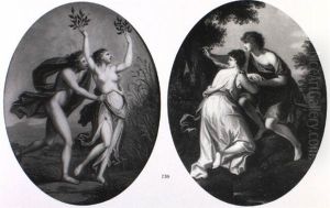 Apollon Et Daphne by Angelika Kauffmann