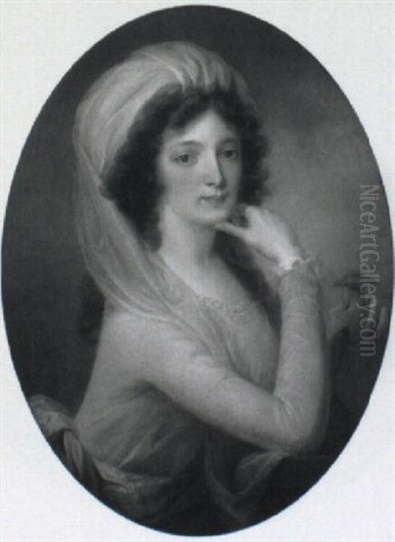 Portrait Of A Lady In Yellow Dress - view 1