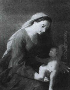 The Madonna And Child by Angelika Kauffmann