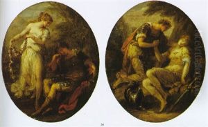 Renaud Et Armide by Angelika Kauffmann
