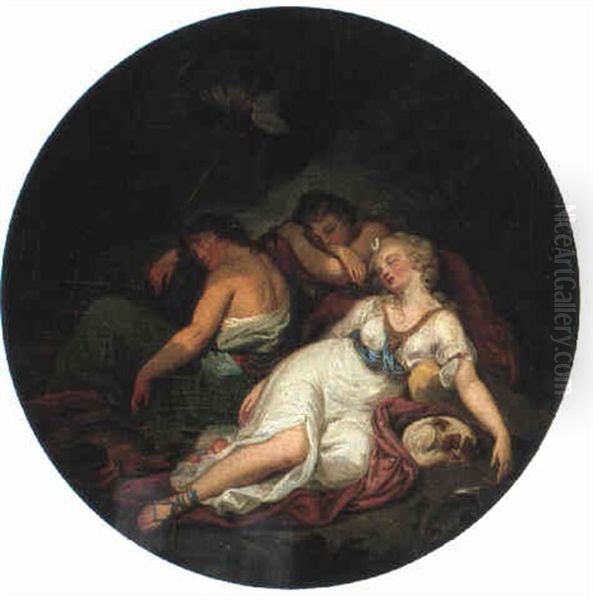 Die Schlafende Diana Mit Nymphen - view 1
