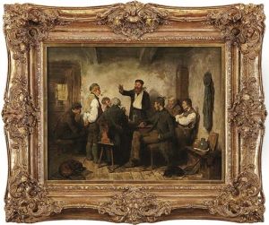 In Der Dorfschanke by Hugo Kauffmann