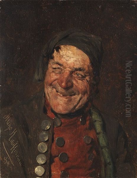 Lachender Bauer - view 1