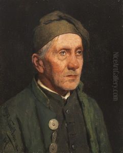 Alter Bauer Mit Zipfelhaube