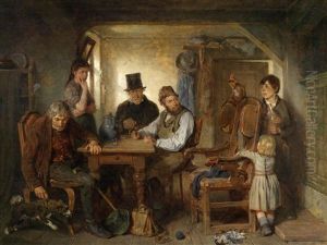 In Der Dorfschanke by Hugo Kauffmann