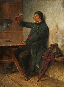 Tavern Scene With A Man Drinking Tavern Scene With A Man Drinking