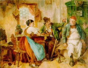 Spass In Der Wohnstube by Hugo Kauffmann