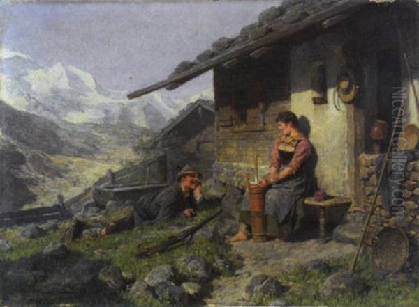 Corteggiamento Alla Baita, 1901 - view 1