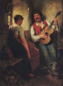Dicker Wirt Mit Gitarre