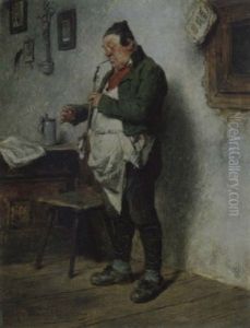 Der Pfeifenraucher by Hugo Kauffmann