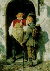Wirt Und Handwerksbursch by Hugo Kauffmann