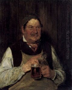 Alter Mit Bierglas