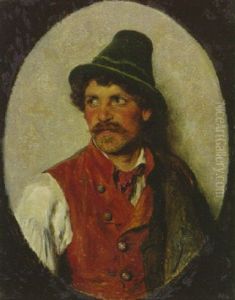 Bursch In Tracht Mit Filzhutchen Bursch In Tracht Mit Filzhutchen