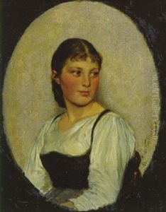 Madel In Dirndl