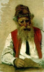 Portrait Of An Old Man by Hugo Kauffmann