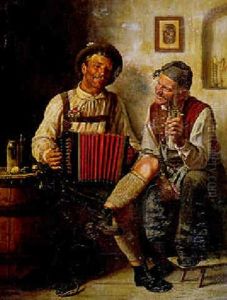 The Village Musician by Hugo Kauffmann