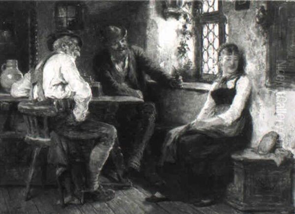 Junges Dirndl Mit Zwei Alten Verehrern - view 1