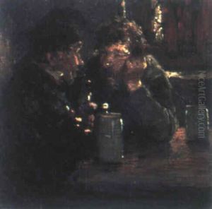 In Der Dorfschenke by Hugo Kauffmann