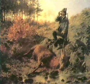 Auf Der Jagd by Hugo Kauffmann
