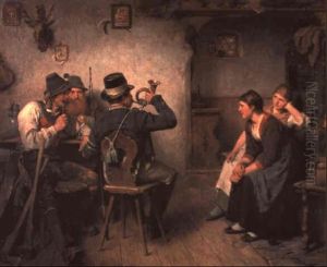 Der Postillion Im Wirtshaus by Hugo Kauffmann