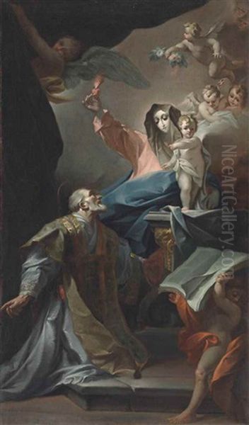 The Vision Of Saint Augustine - view 1