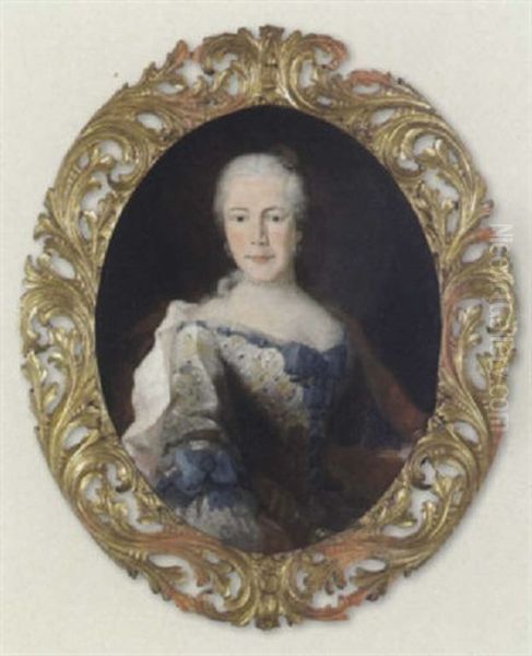 Bildnis Einer Dame Mit Perlenkollier - view 1