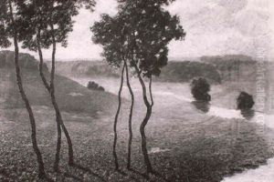 Heidelandschaft by August Kaufhold